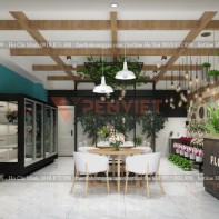 Thiết kế thi công shop hoa và cây cảnh- HCM